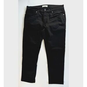 REISS Rufus Tapered Skinny Jeans Denim Mens 30 Short (Actual 32x24.5) Black